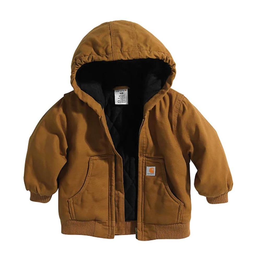 CARHARTT BOYS' HOODED INSULATED ACTIVE JACKET